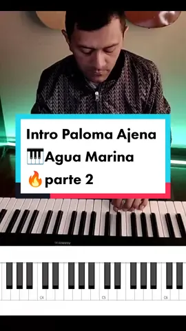 Hey 👉 ¿Que canción te gustaría aprender? 🔥 Siguenos para más tutoriales. #aguamarinapiano #clasesdepiano #tutorialdepiano #cumbiaperuana 