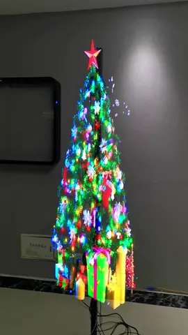 Christmas tree #christmas #3d #ledfan #holographic #christmastree #fyp
