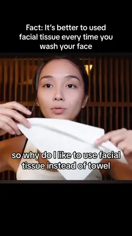 Kathryn like to used facial tissue after washing her face🥰 #facialtissue #tissue #kathrynbernardo #tissuepaper #skincare #fyp 