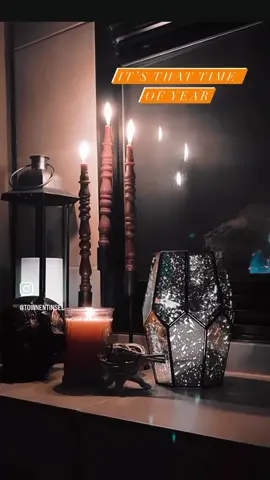 The aesthetic this evening Smidge bundles to let in all the fall vanes are available in our shop 🔗 #witchyvibes #witchythings #halloween #blackcandle #smudge #thevibe #fire #fireplace #fallvibes 