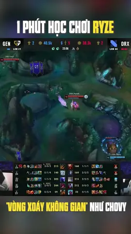1 phút học chơi Ryze hay như Chovy #hoangluan #boxstudio #GamingOnTikTok #lmht