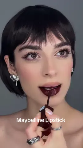 Part 5 | The shiniest and most long lasting lipstick🖤🧛‍♀️🧛‍♀️🧛‍♀️🧛‍♀️ @Maybelline New York can't get over it . #maybelline #maybellineliftergloss #maybellinelipstick #fyp #brownlipstick #darklipstick#trendingvideo #trendingmakeup 