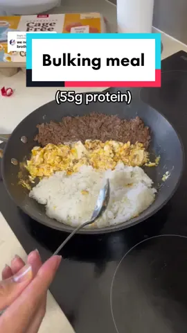 Replying to @seshan nookiah0 My favorite bulking meal 🍚 #gymmeal #gymfood #bulkingmeal #bulking #GymTok #gymmotivation 