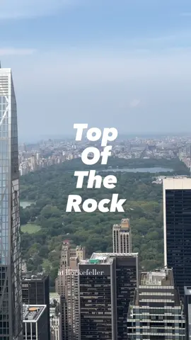 Top Of The Rock at Rockefeller Center #nyc #TopOfTheRock #RockefellerCenter #NewYork #visitnyc #travenyc #nybucketlist @topoftherocknyc 
