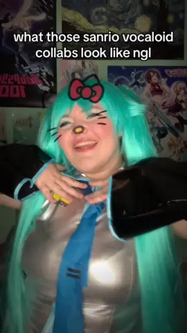 okay like theyre kinda cute but usually it’s literally just miku with face paint and they’ve also done so many collabs at this point that like,, just chill a lil #cosplay #cosplayer #hatsunemiku #miku #hatsunemikucosplay #mikucosplay #mikuhatsune #vocaloid #vocaloidcosplay #cryptonloid #cryptonloidcosplay 