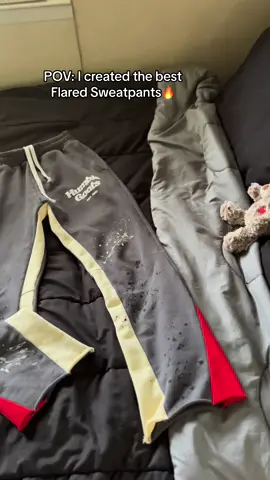 What y’all think? 🧐 #fyp #humblegoats #clothingbrand #flaredsweats #gallerydept #sweatpants #fashion #fashiontiktok #blowthisup #viral