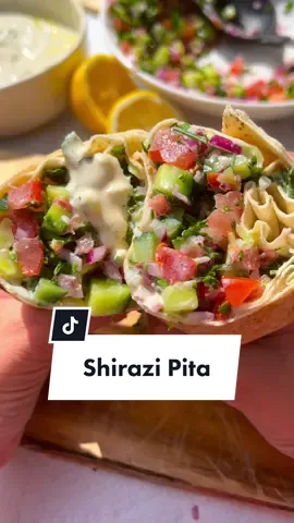 Shirazi Pita 🤌🏼 #vegan #tzatziki #vegandip #Recipe #summerrecipe #cucumber #plantbased #plantbaseddiet #plantbasedrecipe #healthy #healthyfood #healthyrecipe #healthyeating #whatveganseat #zerowaste #scrappycooking #food 