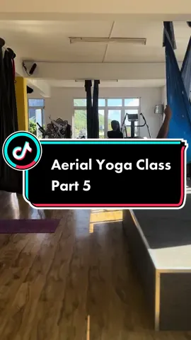 Aerial yoga class at Ken Gym - Part 5     #aerialyoga #yoga #flexibility #Fitness #workout #stretching #motivation #training #fit #KenGym #mauritius🇲🇺 #fypシ 