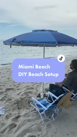 DIY beach setup for our mom and dad vacation #vacation #miami #miamibeach #momanddadvacation #walmart #walmartsummerfinds #walmartfinds #walmartfavorites #cheapvacation 