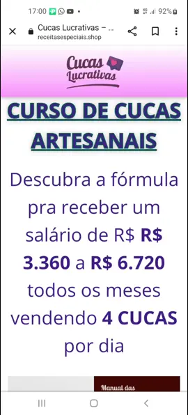 acesse :www.receitaslucrativas.shop#façaevenda #receitasimples #cucasartesanais