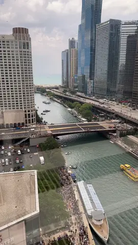 Ducky Race for the Special Olympics at the Chicago River #duckyrace @Chicago Explore @Chicago Bucket List @Chicago Food Authority @Chicago Food Finds @Chicago Tribune @abc7chicago @NBC Chicago @CBSChicago #chicagoriver 