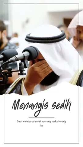 Imam Masjid syaikh misyari rasyid menangis tak kuat membaca surah al isra ‘17 : ayat 23. Tentang Kedua Orang Tua. . . #ibu #sedih #bacaan_alquran #bacaanalquranmerdu #syaikhmisyarirasyid 