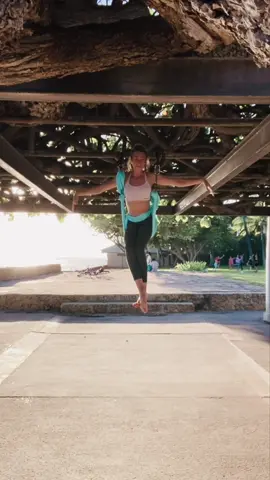 Afternoon flow by the ocean! #foryou #foryoupage #fyp #aerialhammock #aerial #yoga #aerialyoga #skill #aerialskills #aerialist #seven #jungkook #afternoon #leahi #beach #beachpark #workout #move #tutorial #flywithme 