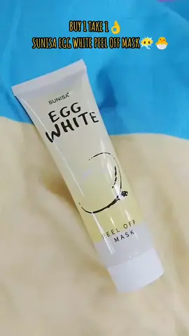 must try!🤗✨ #sunisaeggwhitepeeloffmask  #peeloffmask  #buyonetakeone 