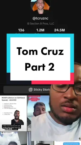 Exposing Real Estate investor Tom Cruz? 🧐 Part 2 #artemistalks 