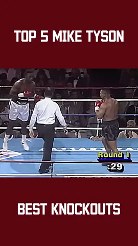 TOP 5 MIKE TYSON BEST KNOCKOUTS in 4k quality #boxing #miketyson #boxingfans #heavyweightboxing