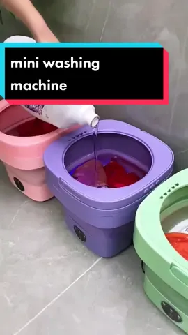 New 6.5 liter foldable mini washing machine #foryoupage #tiktokshop #miniwashingmachine #foldablewashingmachine #washingmachine #laundry #fyp #tiktokshopbudol 