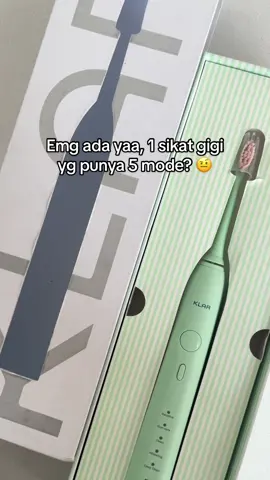 adaa dong! ini dia Klar Sonic Electric Toothbrush 😍✨🤩  #klarsmile #klarsmilecare #sonicelectrictoothbrush #brushlikeyourdentistrecommends #TikTokImpact  