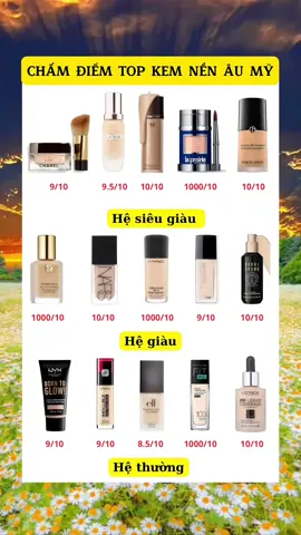 Top kem nền Âu Mỹ tốt 2023 #xuhuong #review #reviewlamdep #goclamdep #xuhuongtiktok #skincare #kemnen 
