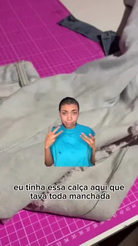 Minhs calça numero 1 🥰🥰  #customized #customizacao #upcycling 