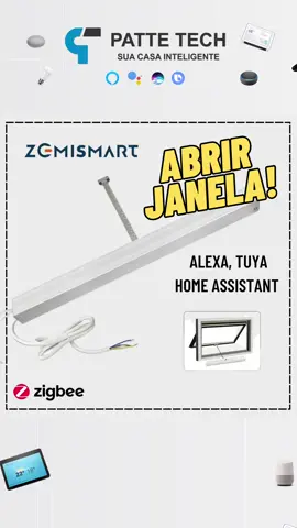 Motor Zigbee @zemismart_official para Janelas do Tipo Maxim-Ar para a @nossacasa_inteligente  Compatível com Tuya, Alexa e Home Assistant  #esquadrias #janelas #maxim_ar #zigbee #homeassistant #casainteligente #casaconectada #automacao #automacaoresidencial #obras #reformas #smarthome #homedecor 