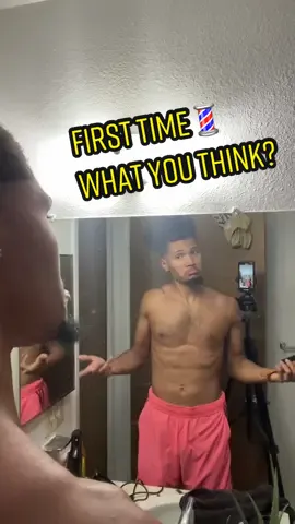 FIRST TIME, doing my hair👀 I trust myself wit my hair mo than I do wit barbers outchea #eptx #haircut #firsttimecutting #cutmyownhair #overgrowth #learningprocess #goofy #handsome #fineaf #hypeman #fyp #whatyouthink 