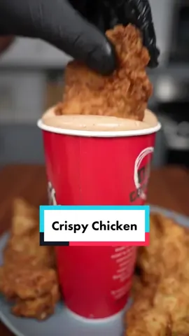 Crispiest Chicken in the world 🍗 #danospartner #itscheesoning #friedchicken #EasyRecipe 