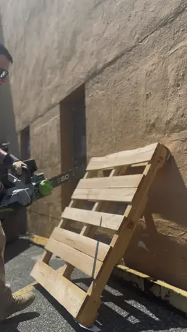 EGO CHAINSAW cuts smooth like 🧈🧈🧈!!! #acehardware#chainsaw#fyp#bergencountynj#chainsawasmr#asmr#hardware#foryoupage#reels#shorts