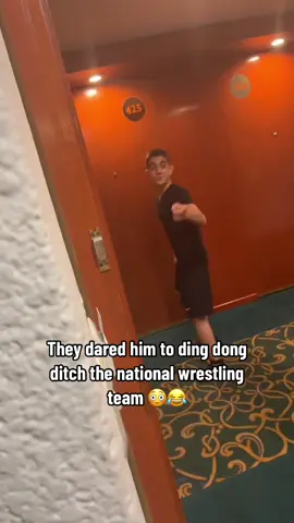 Did him dirty 😭 (via @Gabriel Bouyssou) #wrestling #wrestle #prank #funny #team 