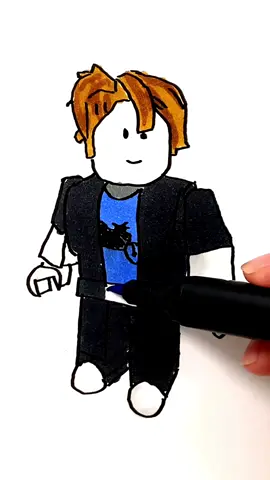 How to Draw a Roblox Character #roblox #drawing 