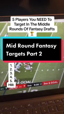 Catch me taking all these guys in my drafts🏆#nfl #fantasyfootball #fantasyfootballdraft #fyp 