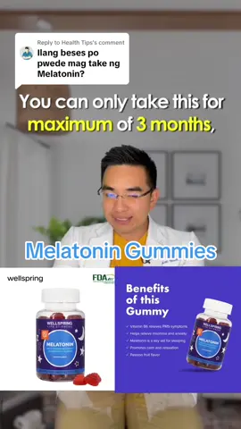 Replying to @Health Tips Melatonin Gummies #melatonin #melatoningummies #melatoningummiesph #melatoningummies🌙 #wellspring #wellspringph #wellspringmelatonin #vitaminc #vitamincsupplement 