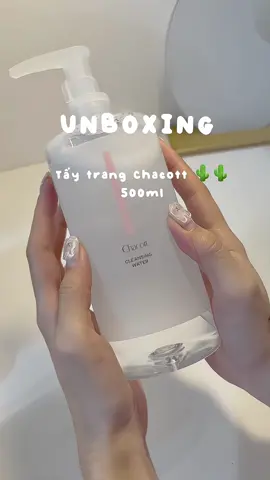 #chacott Tẩy trang cho da nhạy cảm -Dầu mụn .Dung tích 500ml #skincare #skincareroutine #chacott #fyb 
