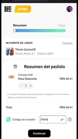 Pase Diamante #clashroyale #barato 