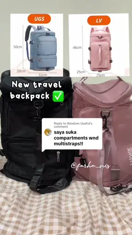 Replying to @Random Useful Another bag yang banyak compartment & jenis multistrap tapi yang ni besar sikit. Sesuai untuk yang nak pergi short trip tapi nak bawak banyak barang #backpack #travebackpack #travelbagpack #travelbackpacker #backpacker #bagpacktravel #travel #begtravel #travebag #bagtravel #bagpacktravel #gymbag #hikingbag #sportbag #student #racuntiktok #tiktokshop