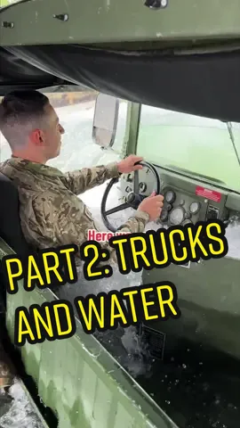 PART 2. FORDING OPERATIONS. The inside point of view. #fording #militarytraining #militaryvehicles #offroading #hmmwv #marines #militarylife #hummer #jeeplover #carwash #part2 