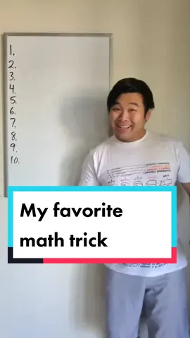 My favorite math trick #math #mathematics #mathtok #maths #mathtrick #mathtricks 