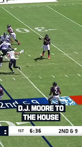 not bad for D.J.’s first play as a Bear 😏 #djmoore #chicago #bears #Preseason 
