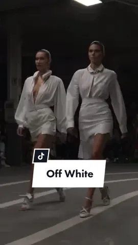 #BellaHadid and #KendallJenner walk the runway at #OffWhite Spring Summer 2019 Show