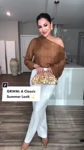 GRWM: A Classic Summer Look 💫✨  Rate this #OOTD from 1-10💫 Today’s affirmation: “I love my body, my mind, my dreams, and my goals”🤍  TAG someone who would love this & don’t forget to save the video to refer back to when styling • #todaysoutfit #outfit #fashion #styletips #outfitideas #grwm #fashionstyle #styling 