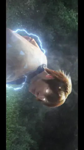 My take on Zenitsu in real life! check out my other videos! (: #zenitsu #vfx #anime #kimetsunoyaiba 
