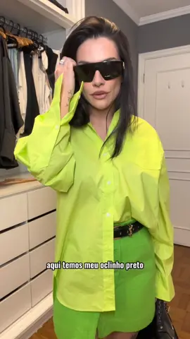 Aiwn. como eu tô colorida 💚 #fyp #grwm #fypbrasil 