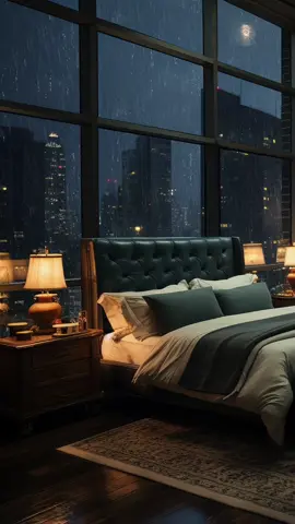 NY Bedroom #background #backgroundvideo #wallpaper #freevideo #wallpapervideo #livebackground #freewallpaper #shorts #rain #newyork 