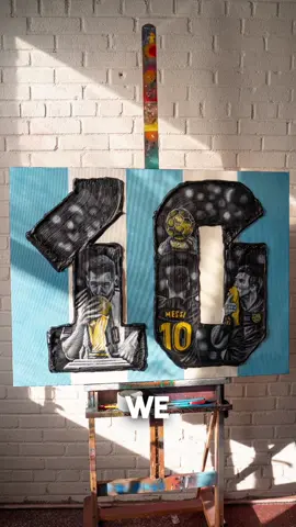 The goat. Number 10. Lionel Messi. All in one video 💙🤍. #artist #concept 