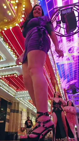 Let's Dance!  #vegas #vegastiktok #party #dance #legs #brunette #bounce #heelsdance #heels #bigfeet #over6footwomen #goddessenergy #over40 #over40moms #creatorlife 