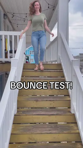 Figuring out which bra passes the bounce test on my front steps #nowyouknow #viral 