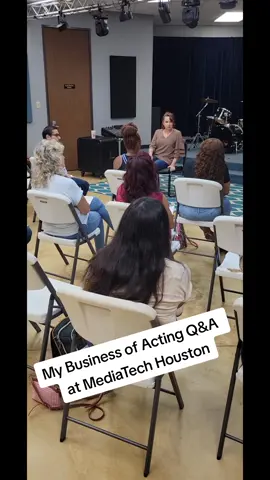 My #Business of #Acting Q&A at MediaTech Institute #Houston this afternoon #actingclass #filmacting #filmhouston @MediaTech Institute  www.saragaston.com 