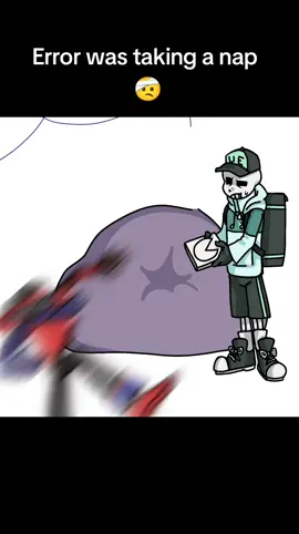 Bro doesn't need a second Ink 😓 UnderEats Sans belong to sui_imi #undertale #undertaleau #undereats #undereatssans #errorsans #sansau #pizzameme #antivoid 