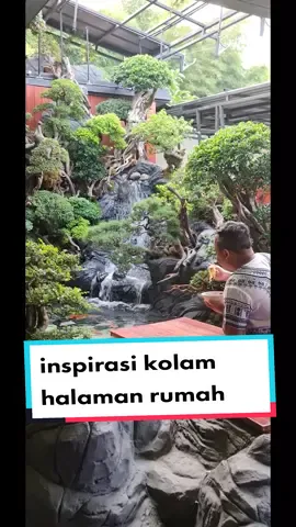 Ga nyangka di gading serpong ada tempat makan mie ayam dengan nuansa yang mantap gini ❤️❤️❤️  #pond #fishpond #naturalpond #japanesegarden #koi #koifish #mieayam #serpong 