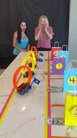 Hotwheels  prize game makes friends happy.